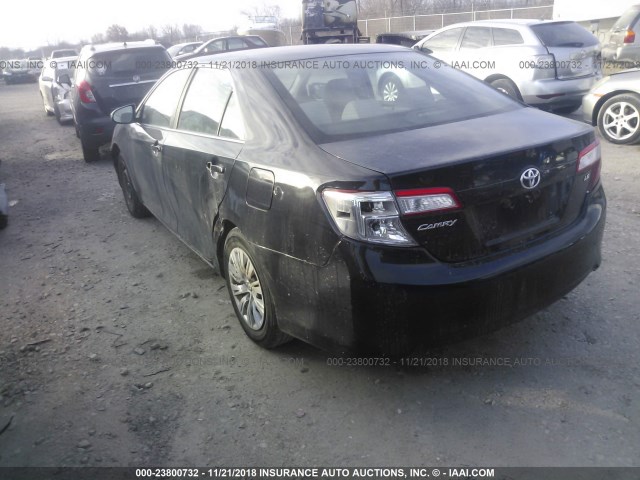 4T1BF1FK8DU238033 - 2013 TOYOTA CAMRY L/SE/LE/XLE 黑色 照片 3