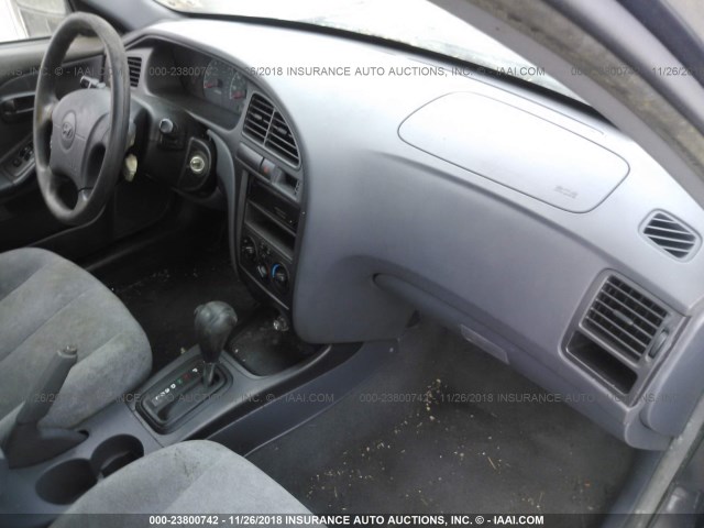 KMHDN45D12U264969 - 2002 HYUNDAI ELANTRA Dark Blue photo 5