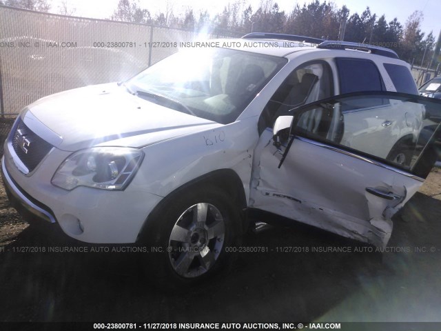 1GKER33748J117466 - 2008 GMC ACADIA SLT-2 WHITE photo 2