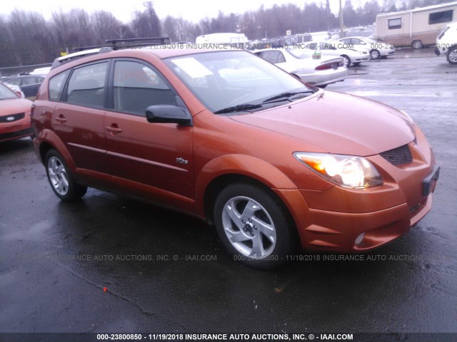 5Y2SL64874Z415269 - 2004 PONTIAC VIBE ORANGE photo 1