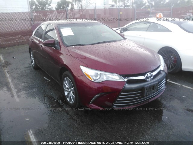 4T1BF1FK9FU915416 - 2015 TOYOTA CAMRY LE/XLE/SE/XSE RED photo 1