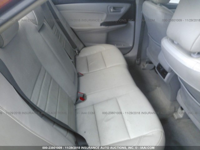 4T1BF1FK9FU915416 - 2015 TOYOTA CAMRY LE/XLE/SE/XSE RED photo 8