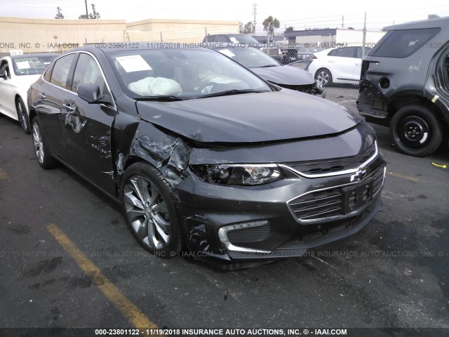 1G1ZH5SX8HF210502 - 2017 CHEVROLET MALIBU PREMIER GRAY photo 1