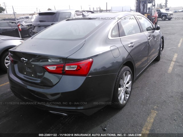 1G1ZH5SX8HF210502 - 2017 CHEVROLET MALIBU PREMIER GRAY photo 4