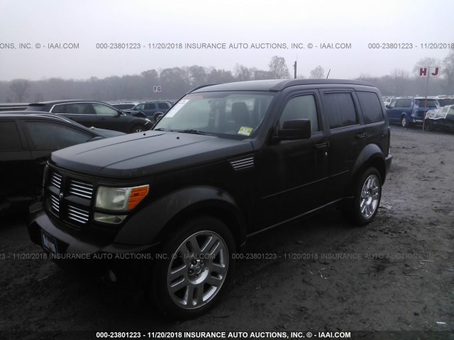 1D8GU586X7W683648 - 2007 DODGE NITRO R/T BLACK photo 2