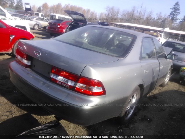 JT8BF28G1Y0279196 - 2000 LEXUS ES 300 SILVER photo 4