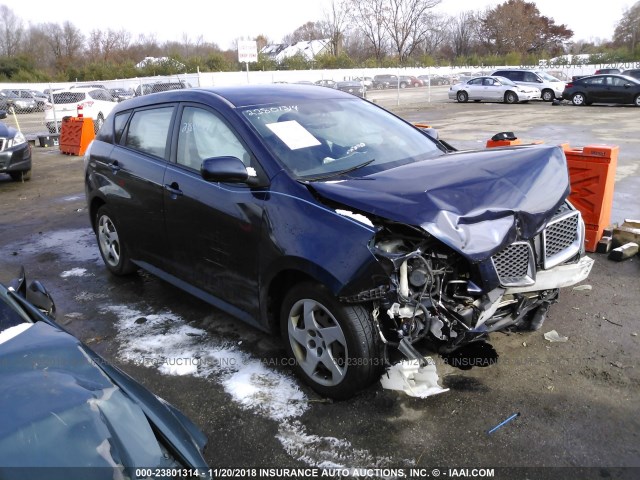 5Y2SP67829Z430432 - 2009 PONTIAC VIBE BLUE photo 1