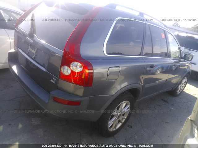 YV1CM911251141340 - 2005 VOLVO XC90 T6 BLUE photo 4