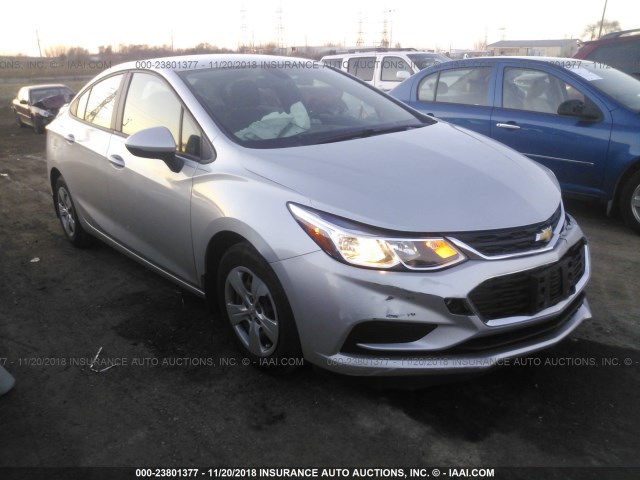 1G1BC5SM6G7253511 - 2016 CHEVROLET CRUZE LS SILVER photo 1