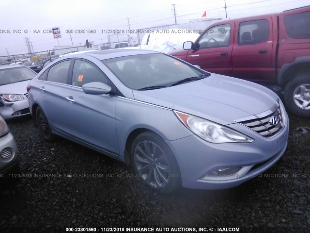 5NPEC4AB2CH368871 - 2012 HYUNDAI SONATA SE/LIMITED TEAL photo 1