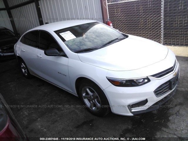 1G1ZB5ST8GF270700 - 2016 CHEVROLET MALIBU LS WHITE photo 1