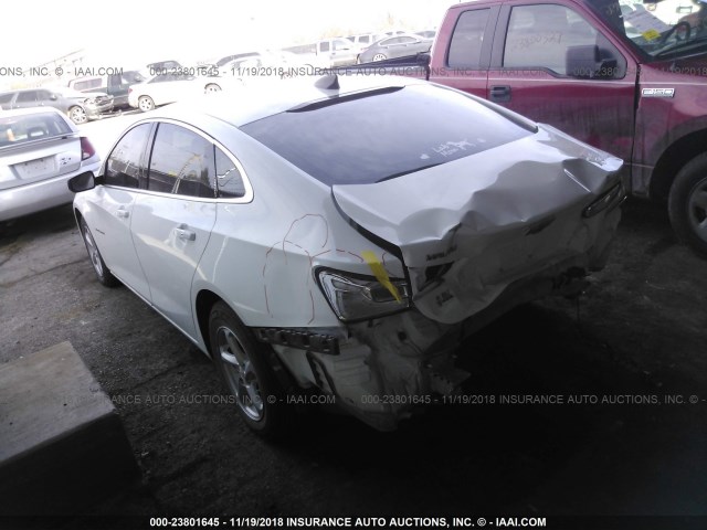 1G1ZB5ST8GF270700 - 2016 CHEVROLET MALIBU LS WHITE photo 3