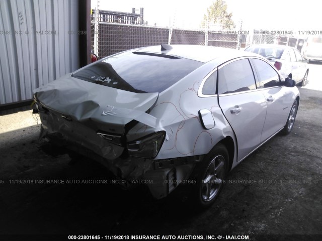 1G1ZB5ST8GF270700 - 2016 CHEVROLET MALIBU LS WHITE photo 4