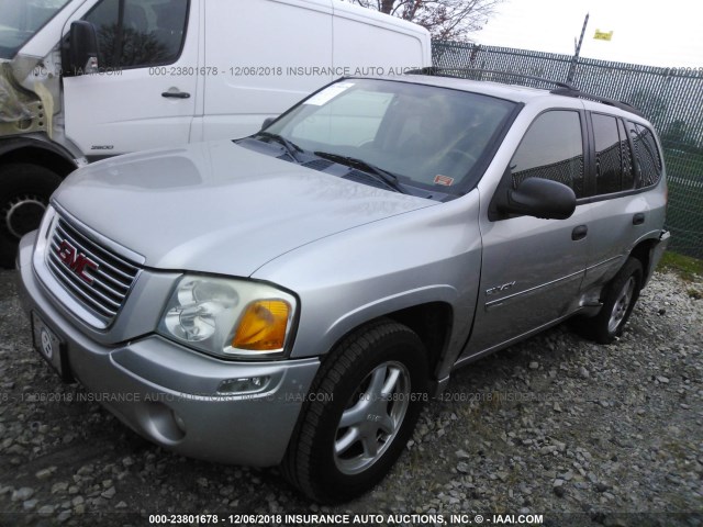 1GKDT13S562108191 - 2006 GMC ENVOY GRAY photo 2