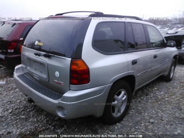 1GKDT13S562108191 - 2006 GMC ENVOY GRAY photo 4