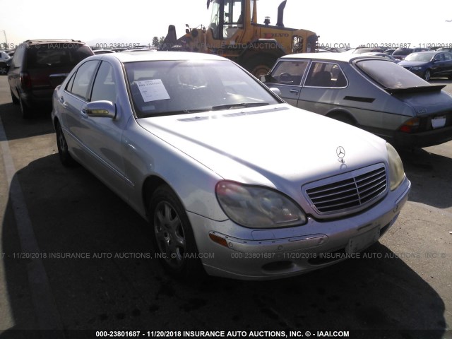WDBNG70J31A166638 - 2001 MERCEDES-BENZ S 430 SILVER photo 1