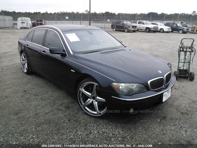 WBAHN83567DT70833 - 2007 BMW 750 Dark Blue photo 1