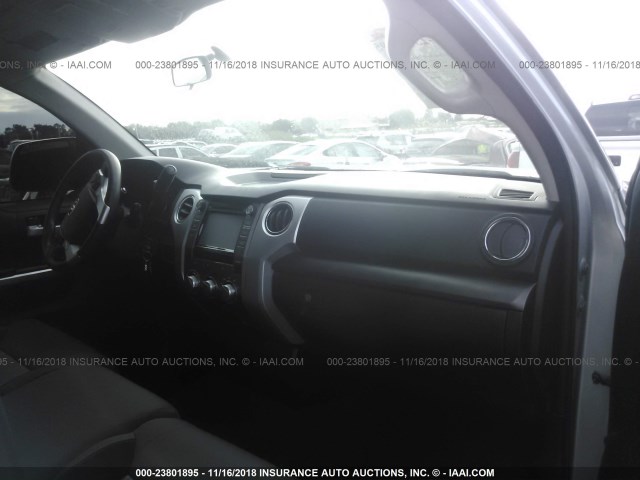 5TFRY5F16EX165191 - 2014 TOYOTA TUNDRA DOUBLE CAB SR/SR5 SILVER photo 5