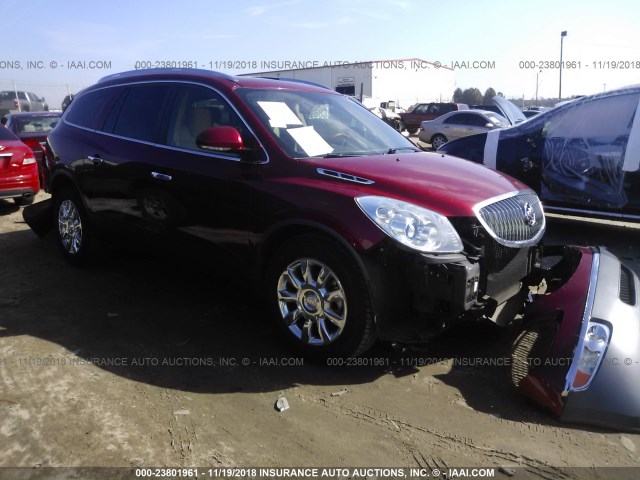 5GAKRCED8CJ424439 - 2012 BUICK ENCLAVE BURGUNDY photo 1