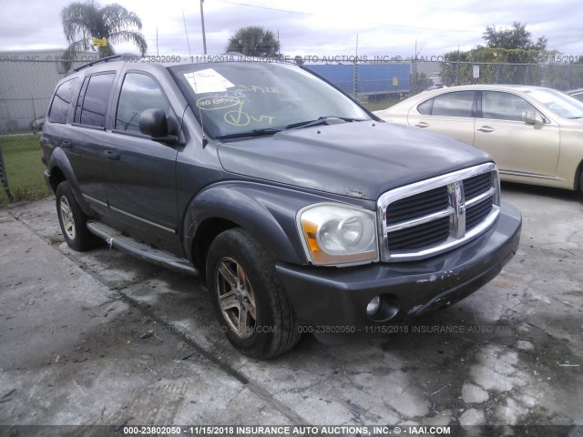 1D4HB58N04F205043 - 2004 DODGE DURANGO LIMITED GRAY photo 1