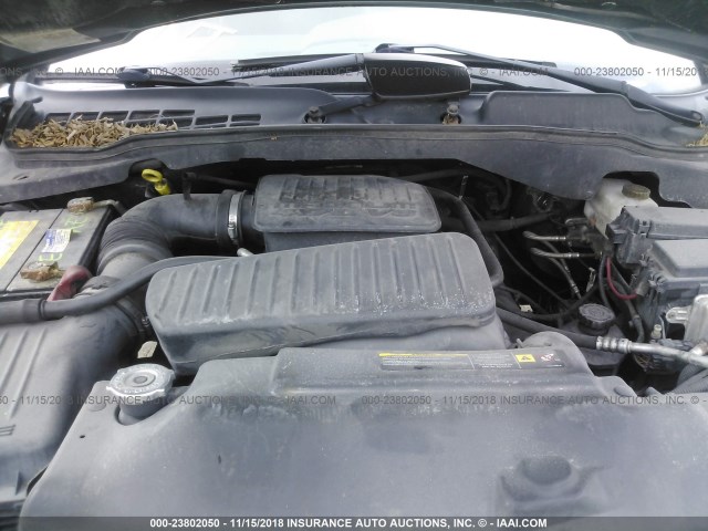 1D4HB58N04F205043 - 2004 DODGE DURANGO LIMITED GRAY photo 10