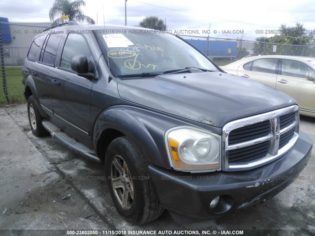 1D4HB58N04F205043 - 2004 DODGE DURANGO LIMITED GRAY photo 6