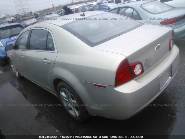 1G1ZB5EB7AF307780 - 2010 CHEVROLET MALIBU LS 金色 照片 3