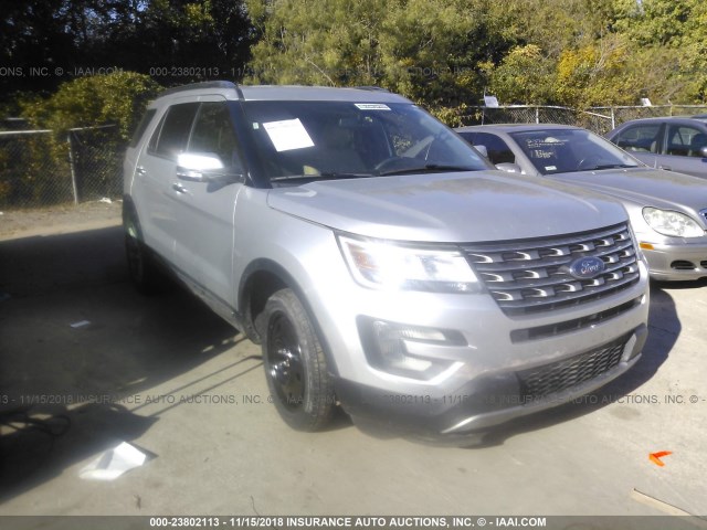 1FM5K7F82HGB81137 - 2017 FORD EXPLORER LIMITED SILVER photo 1