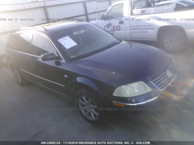 WVWVD63B74E132997 - 2004 VOLKSWAGEN PASSAT GLS BLUE photo 1