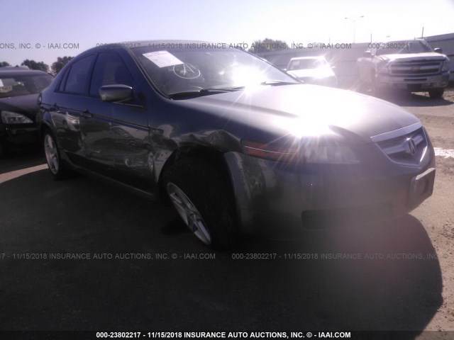 19UUA66285A033440 - 2005 ACURA TL GRAY photo 1