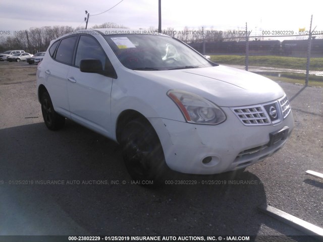 JN8AS5MT2AW025632 - 2010 NISSAN ROGUE S/SL/KROM WHITE photo 1