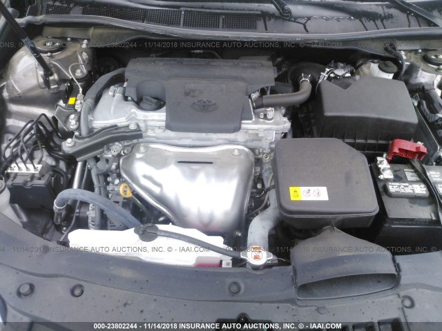 4T1BF1FK9HU783471 - 2017 TOYOTA CAMRY LE/XLE/SE/XSE GRAY photo 10