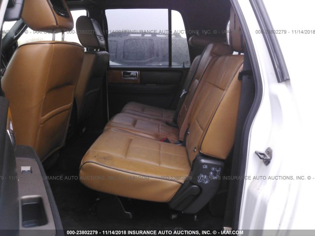 5LMJJ3H56DEL09573 - 2013 LINCOLN NAVIGATOR L WHITE photo 8