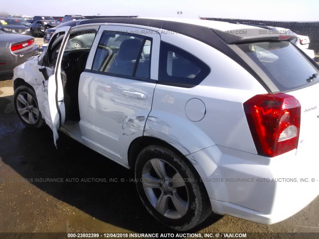 1B3CB3HA2BD257454 - 2011 DODGE CALIBER MAINSTREET WHITE photo 6