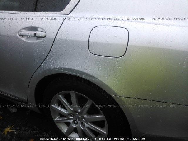 JTHCE96S270003695 - 2007 LEXUS GS 350 SILVER photo 6