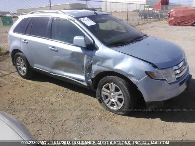 2FMDK48C48BA13633 - 2008 FORD EDGE SEL SILVER photo 1