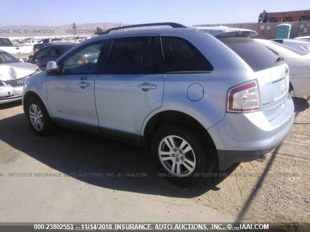 2FMDK48C48BA13633 - 2008 FORD EDGE SEL SILVER photo 3