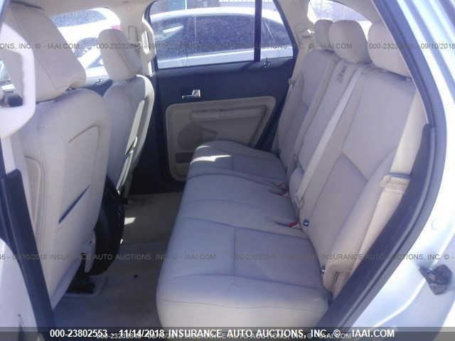 2FMDK48C48BA13633 - 2008 FORD EDGE SEL SILVER photo 8