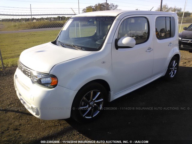 JN8AZ2KR8AT153635 - 2010 NISSAN CUBE S/SL/KROM WHITE photo 2