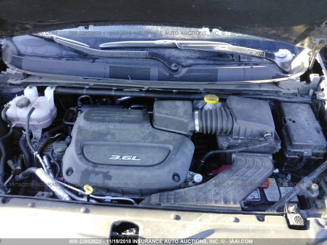 2C4RC1BG5JR119703 - 2018 CHRYSLER PACIFICA TOURING L Մոխրագույն լուսանկար 10