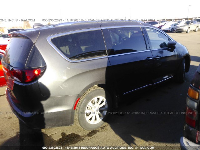 2C4RC1BG5JR119703 - 2018 CHRYSLER PACIFICA TOURING L Մոխրագույն լուսանկար 4