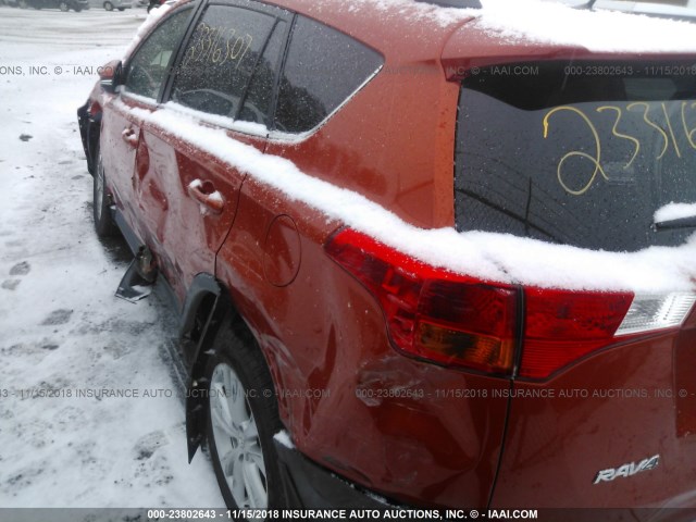 2T3DFREV7FW294235 - 2015 TOYOTA RAV4 LIMITED ORANGE photo 3