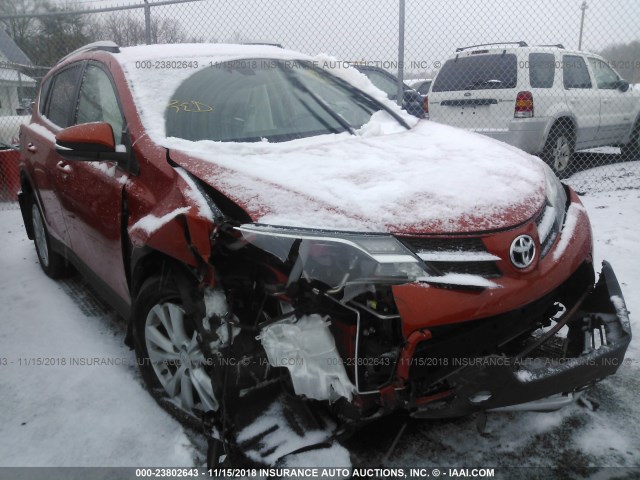 2T3DFREV7FW294235 - 2015 TOYOTA RAV4 LIMITED ORANGE photo 6