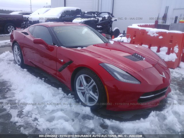 1G1YA2D75G5117890 - 2016 CHEVROLET CORVETTE STINGRAY/1LT RED photo 1