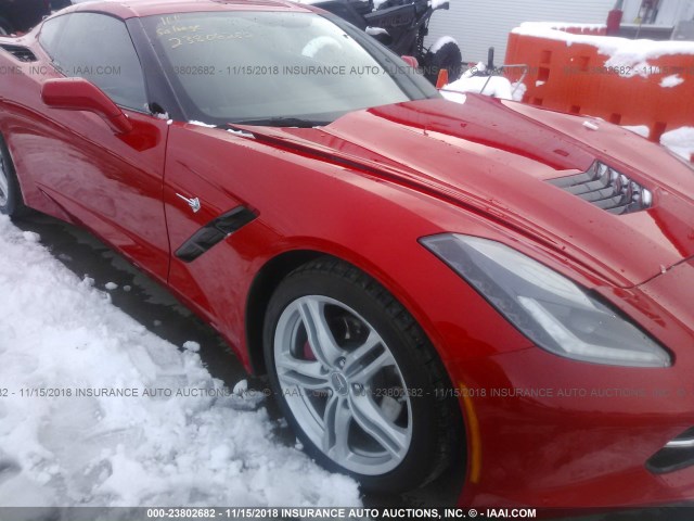 1G1YA2D75G5117890 - 2016 CHEVROLET CORVETTE STINGRAY/1LT RED photo 6