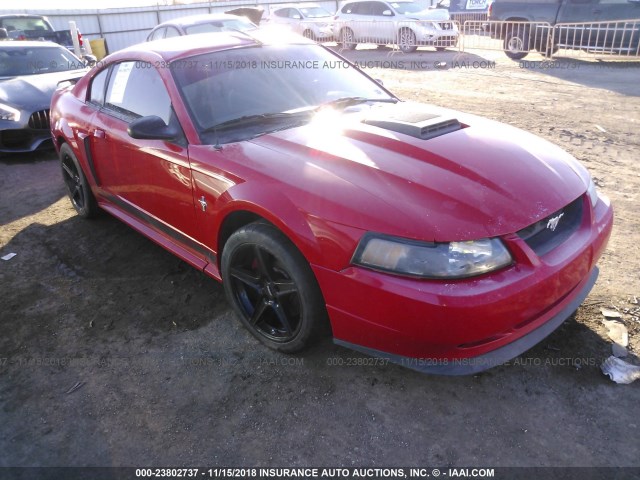 1FAFP42R43F366821 - 2003 FORD MUSTANG MACH I RED photo 1