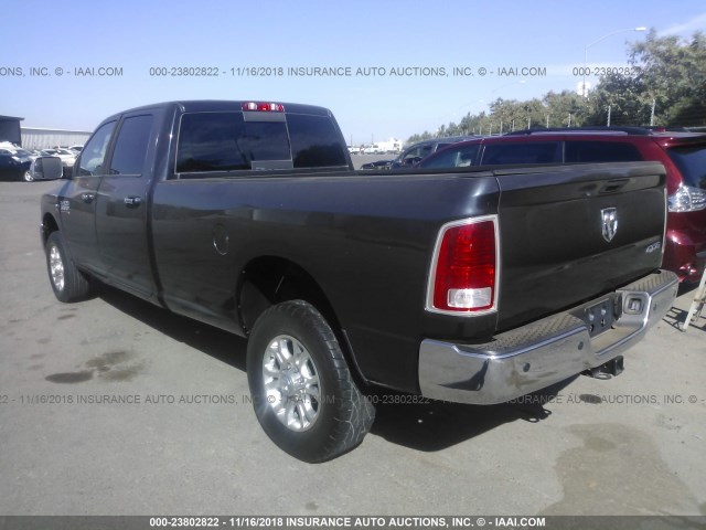 3C63R3JL1EG171881 - 2014 RAM 3500 LARAMIE GRAY photo 3