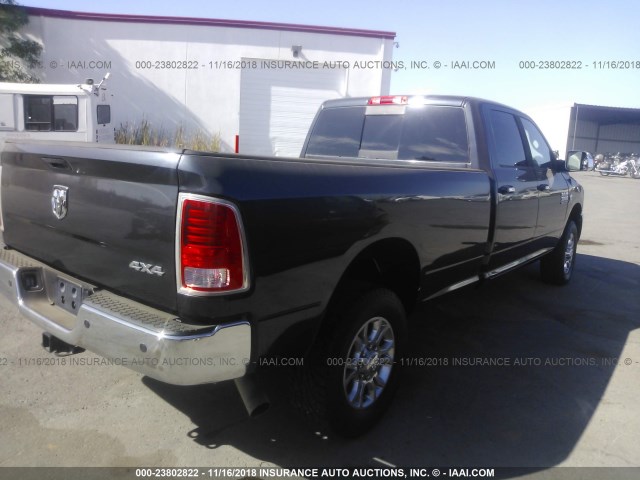 3C63R3JL1EG171881 - 2014 RAM 3500 LARAMIE GRAY photo 4