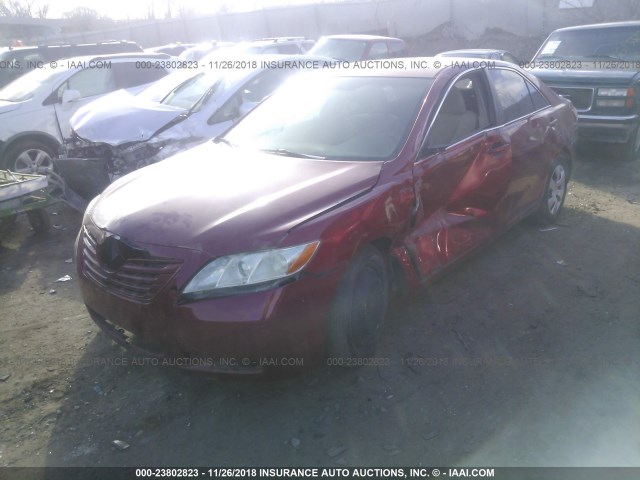 4T1BE46K68U206837 - 2008 TOYOTA CAMRY CE/LE/XLE/SE MAROON photo 2