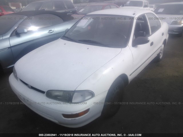 1Y1SK526XSZ006979 - 1995 GEO PRIZM LSI WHITE photo 2